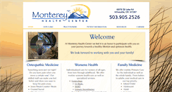 Desktop Screenshot of montereyhealthcenter.org