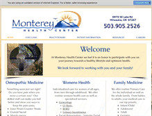 Tablet Screenshot of montereyhealthcenter.org